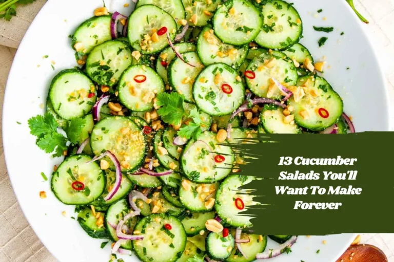 13 Cucumber Salads You'll Want To Make Forever